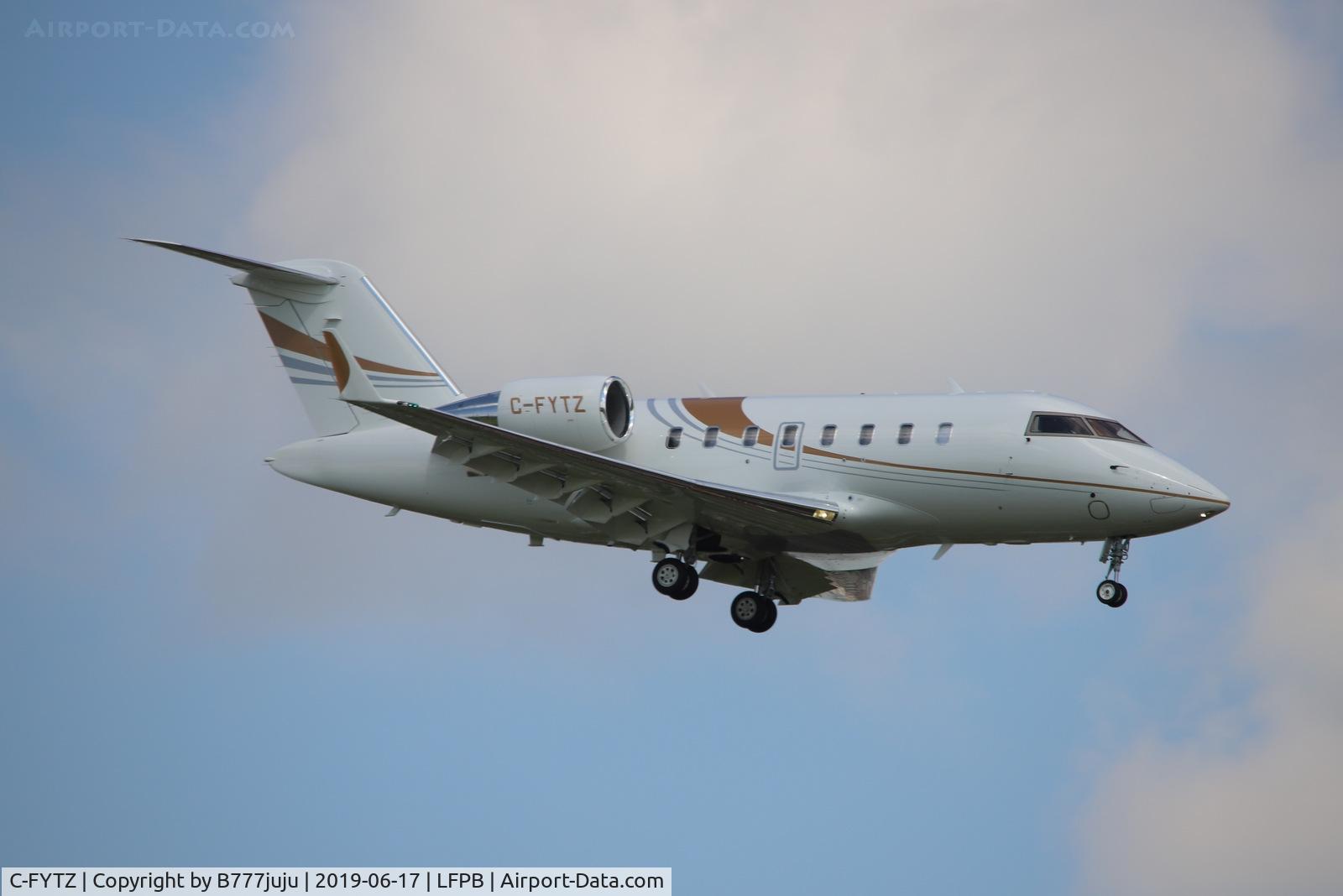 C-FYTZ, 2009 Bombardier Challenger 605 (CL-600-2B16) C/N 5826, at Le Bourget