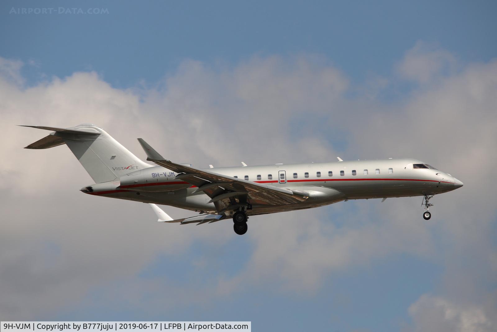9H-VJM, 2013 Bombardier BD-700-1A10 Global Express 6000 C/N 9630, at Le Bourget