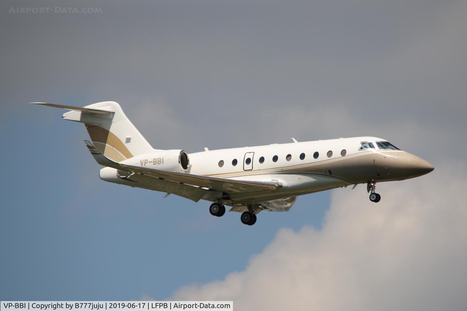 VP-BBI, 2012 Israel Aircraft Industries Gulfstream G280 C/N 2008, at Le Bourget