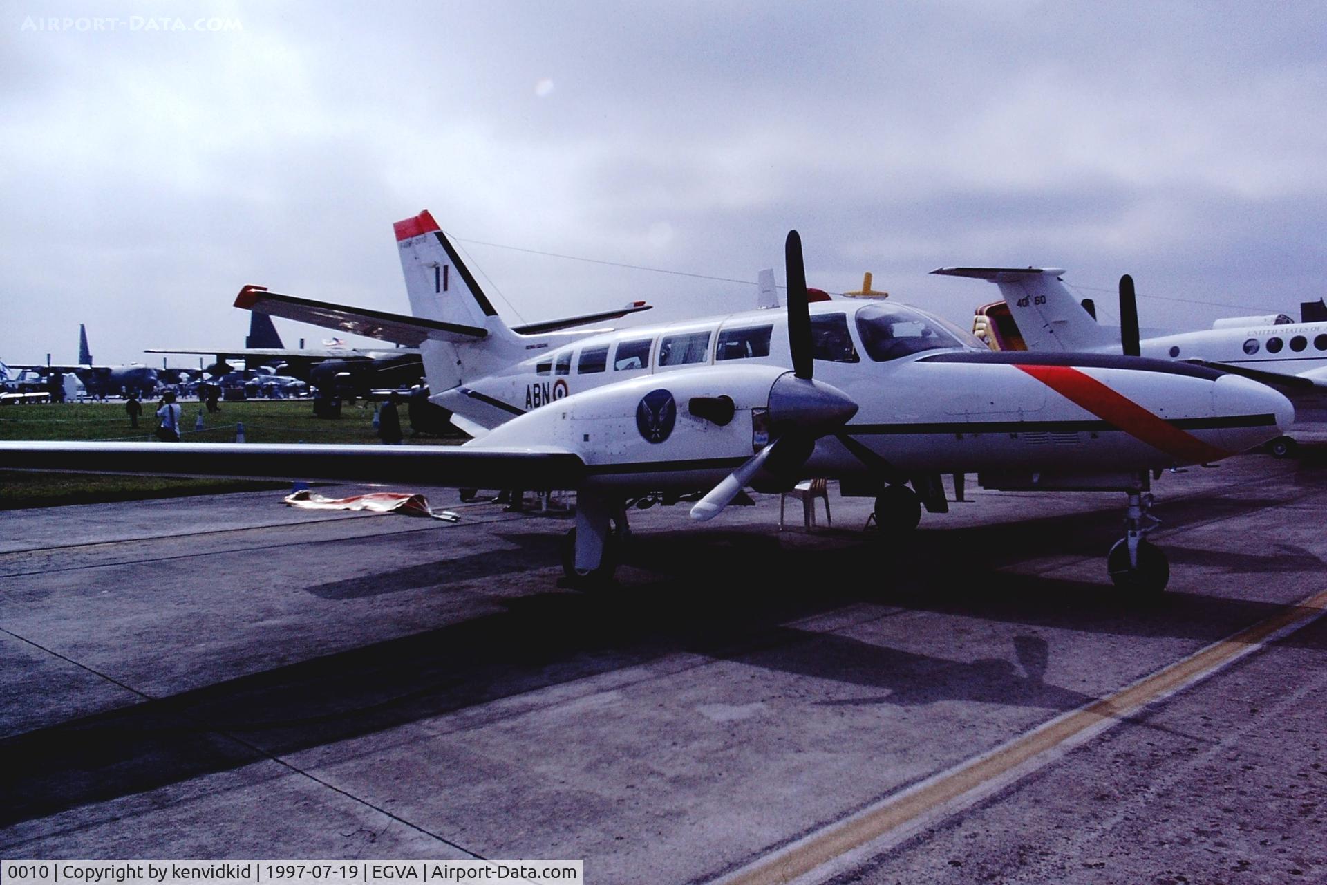 0010, 1987 Reims Cessna F406 Caravan II C/N F406-0010, At the 1997 Royal International Air Tattoo.