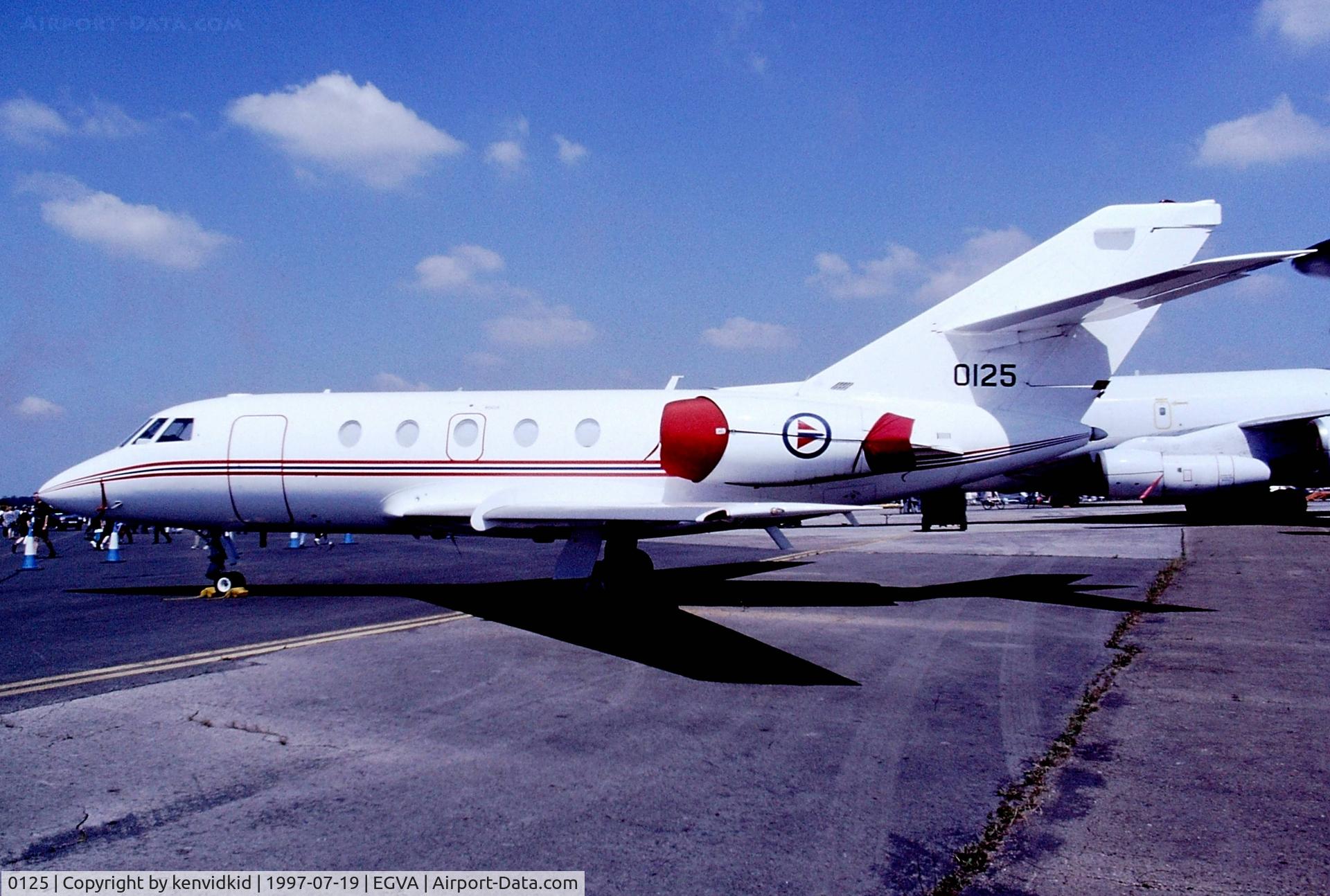 0125, Dassault Falcon (Mystere) 20C-5 C/N 125, At the 1997 Royal International Air Tattoo.