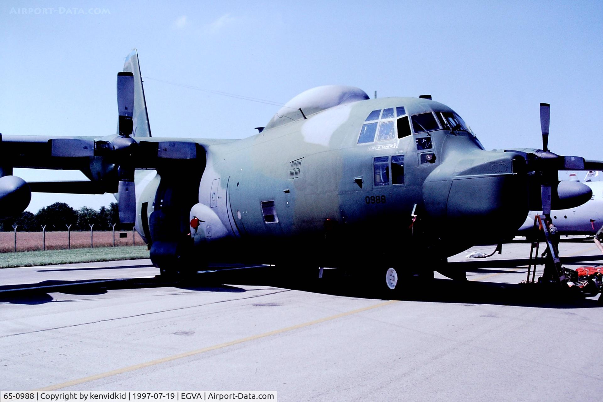 65-0988, 1965 Lockheed HC-130P Hercules C/N 382-4143, At the 1997 Royal International Air Tattoo.