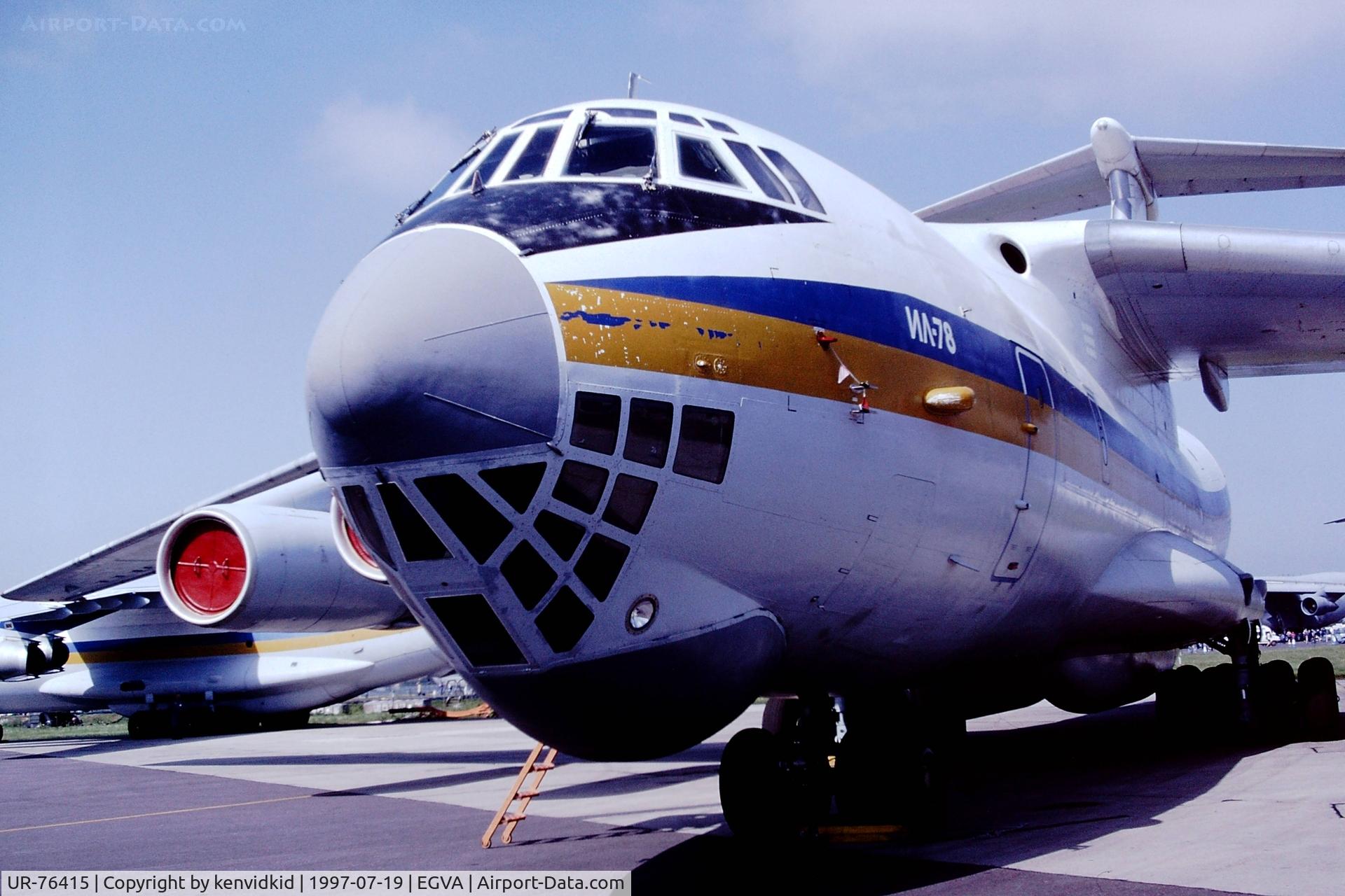 UR-76415, 1987 Ilyushin Il-76 C/N 0083481440, At the 1997 Royal International Air Tattoo.