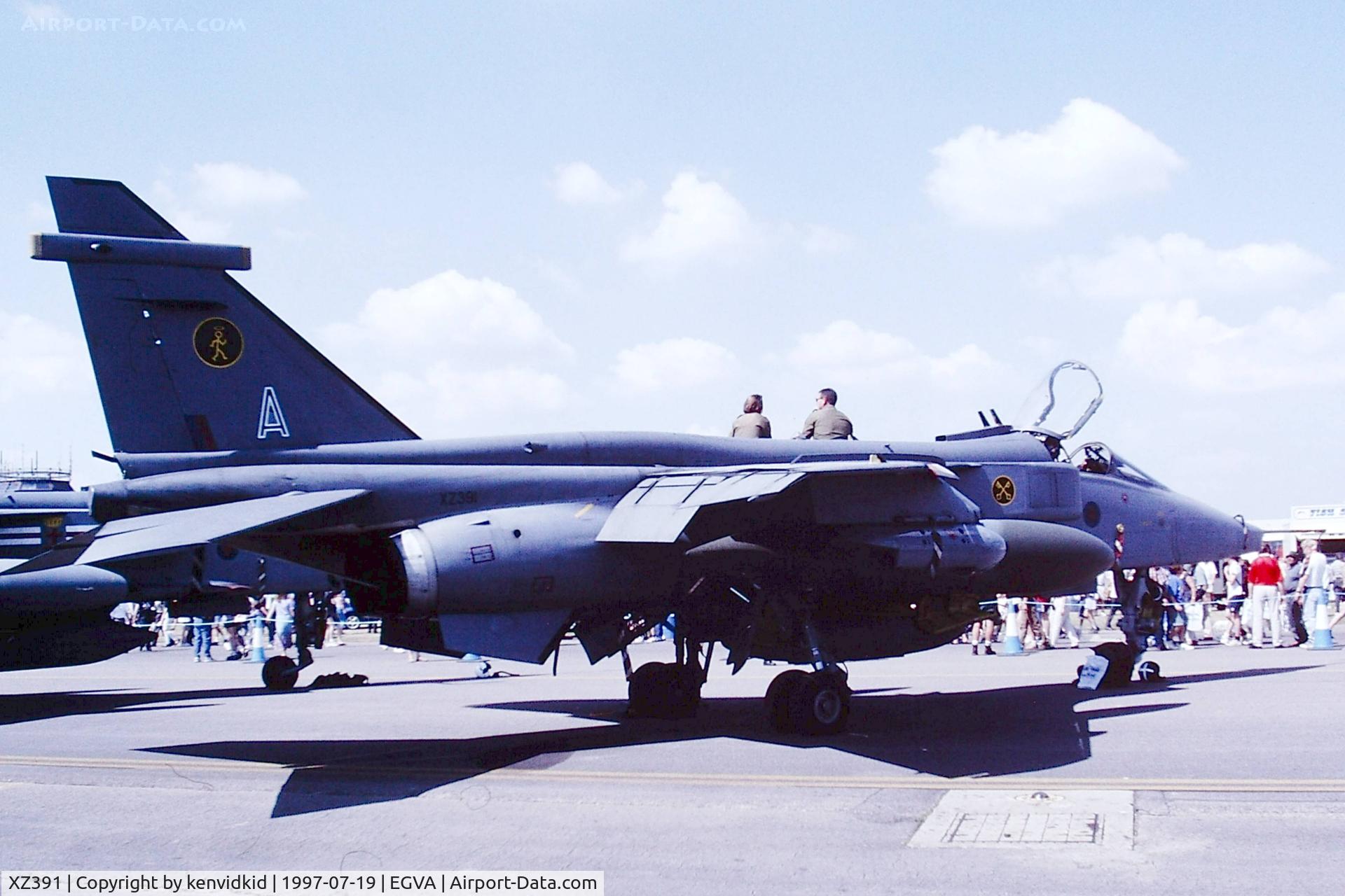 XZ391, 1977 Sepecat Jaguar GR.1A C/N S.156, At the 1997 Royal International Air Tattoo.