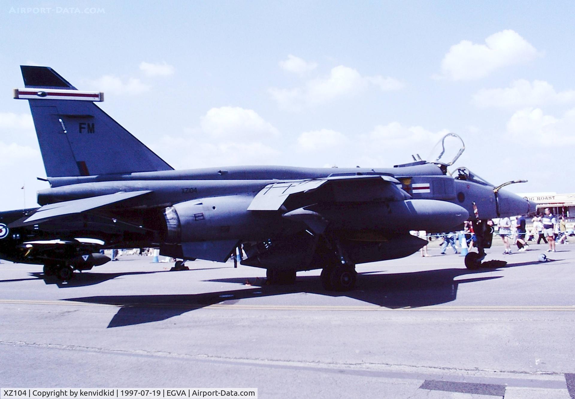 XZ104, Sepecat Jaguar GR.1A C/N S.105, At the 1997 Royal International Air Tattoo.