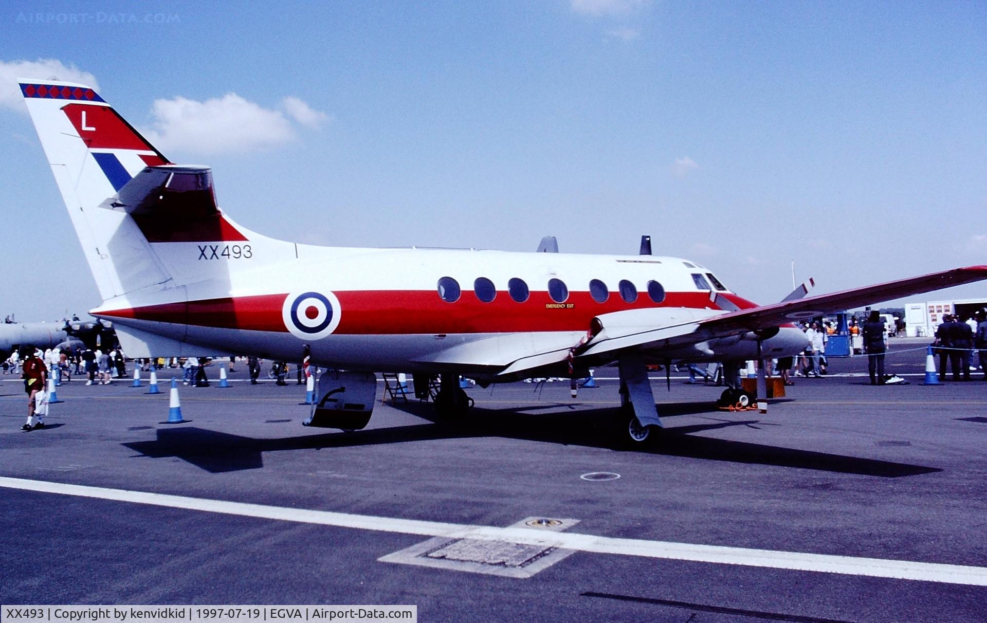 XX493, Scottish Aviation HP-137 Jetstream T.1 C/N 278, At the 1997 Royal International Air Tattoo.