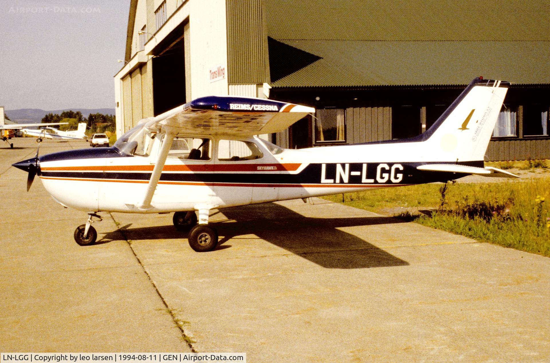 LN-LGG, 1979 Reims F172N Skyhawk C/N F172-1929, Gardermoen Oslo 11.8.1994