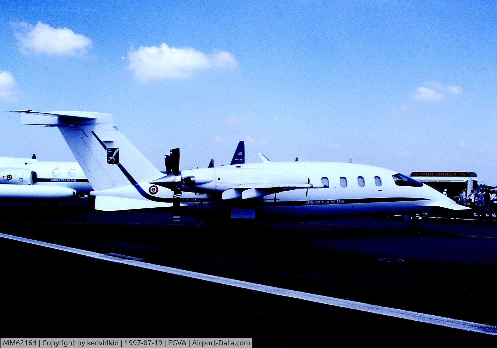 MM62164, Piaggio P-180AM Avanti C/N 1030, At the 1997 Royal International Air Tattoo.