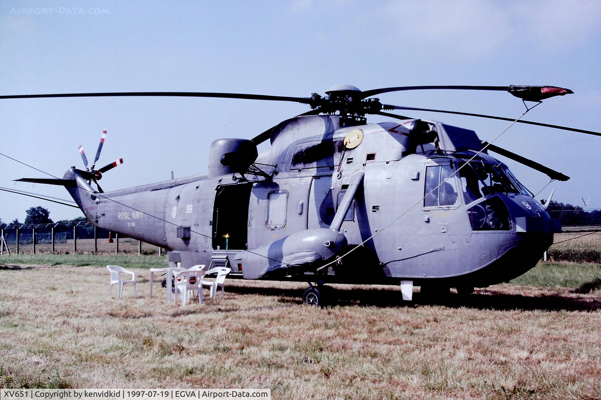 XV651, Westland Sea King HU.5 C/N WA639, At the 1997 Royal International Air Tattoo.