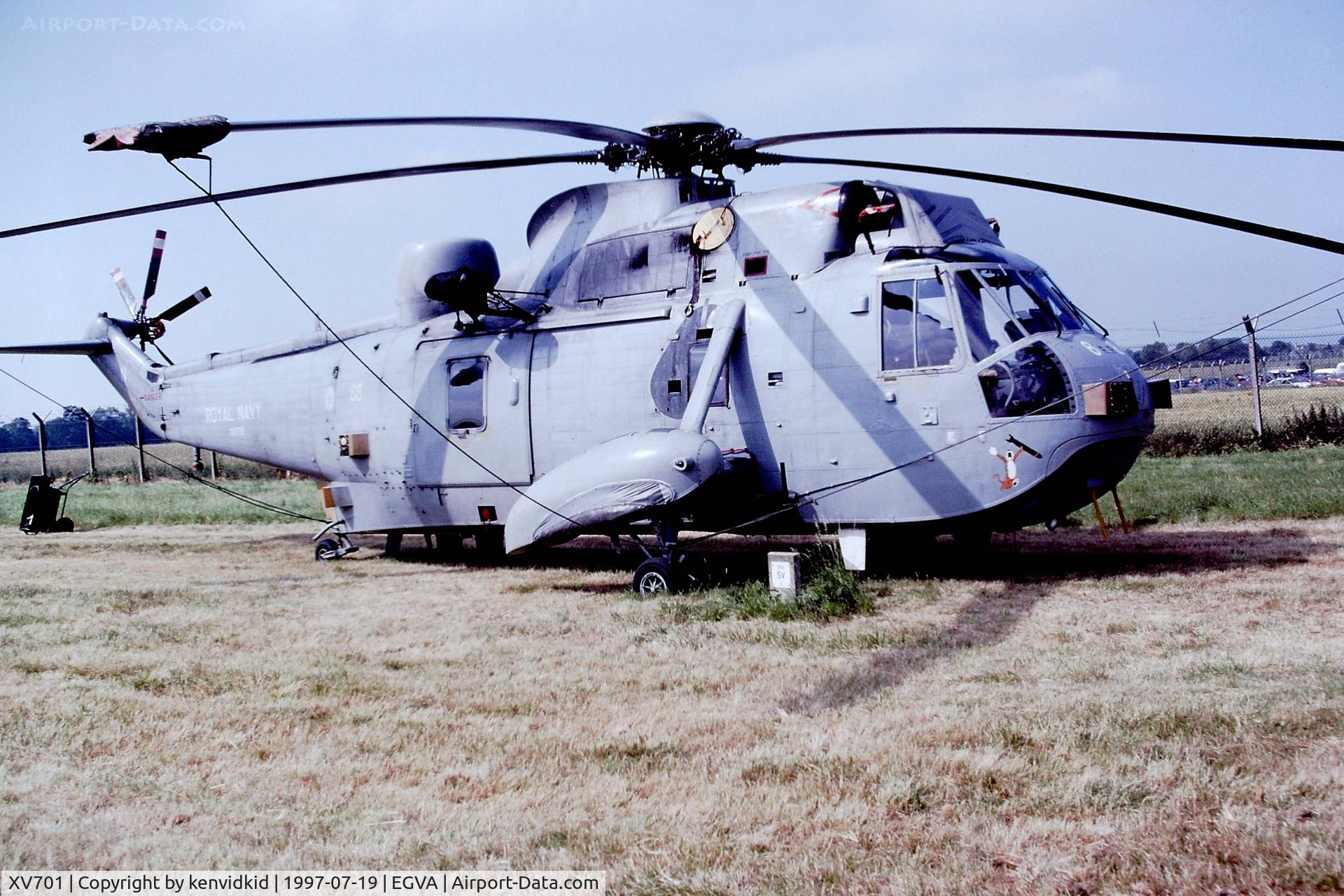 XV701, 1971 Westland Sea King HAS.6 C/N WA672, At the 1997 Royal International Air Tattoo.