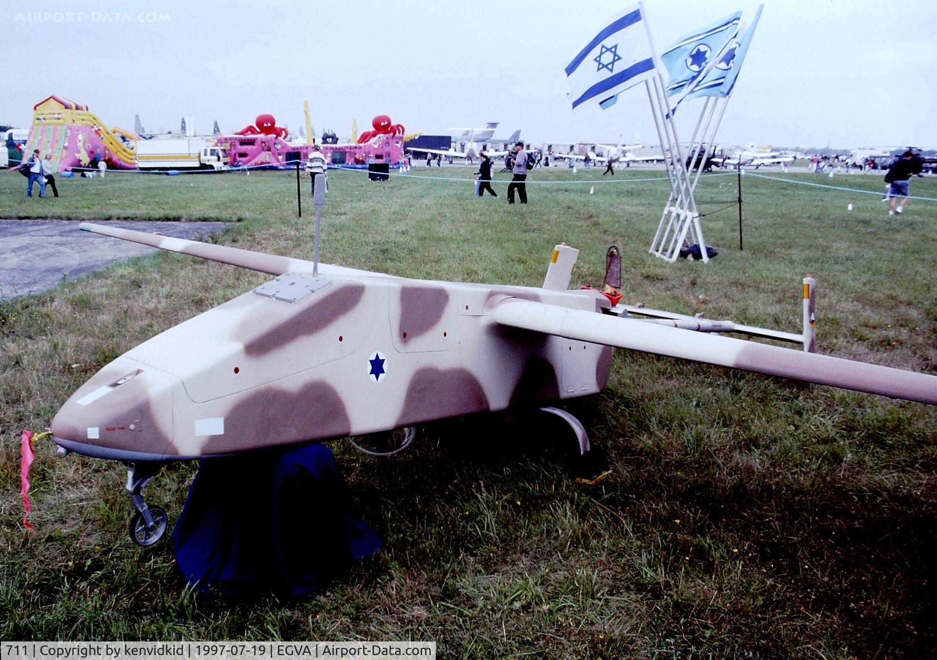 711, Israeli Aircraft Industries Searcher C/N Unknown, At the 1997 Royal International Air Tattoo.