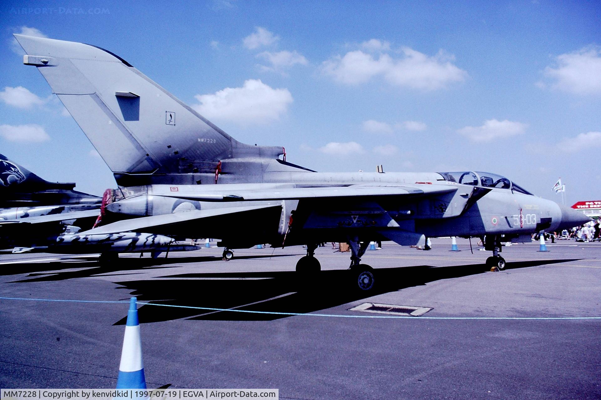 MM7228, 1991 Panavia Tornado ADV C/N 850/AS128/3413, At the 1997 Royal International Air Tattoo.