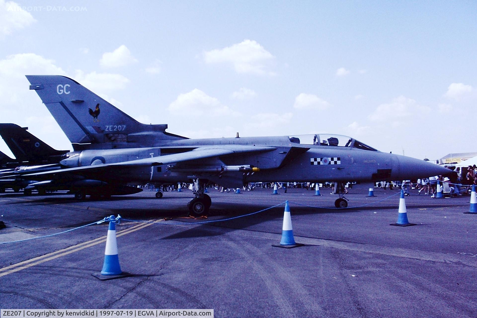 ZE207, 1987 Panavia Tornado F.3 C/N 576/AS026/3258, At the 1997 Royal International Air Tattoo.