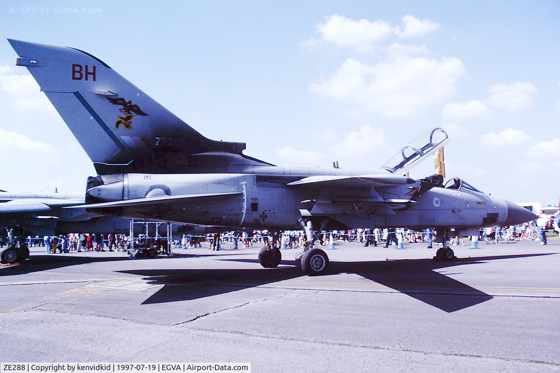 ZE288, 1987 Panavia Tornado F.3 C/N 617/AS035/3275, At the 1997 Royal International Air Tattoo.