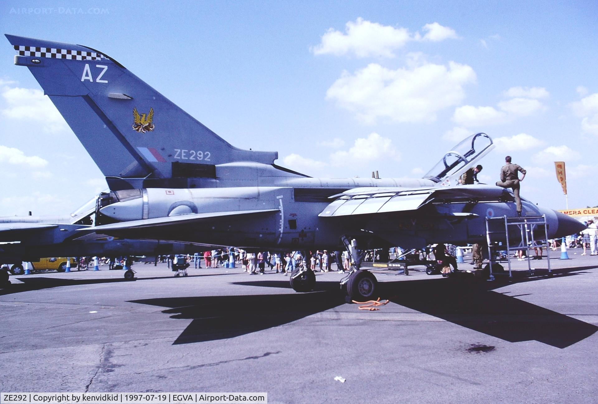 ZE292, 1987 Panavia Tornado F.3 C/N AS038/626/3279, At the 1997 Royal International Air Tattoo.