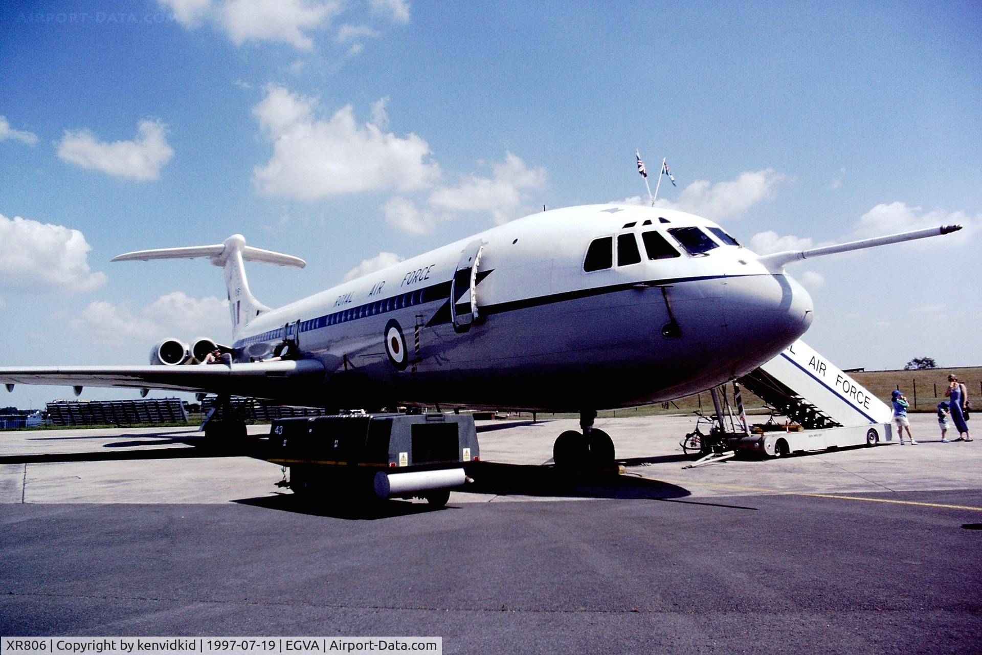 XR806, 1967 Vickers VC10 C.1K C/N 826, At the 1997 Royal International Air Tattoo.