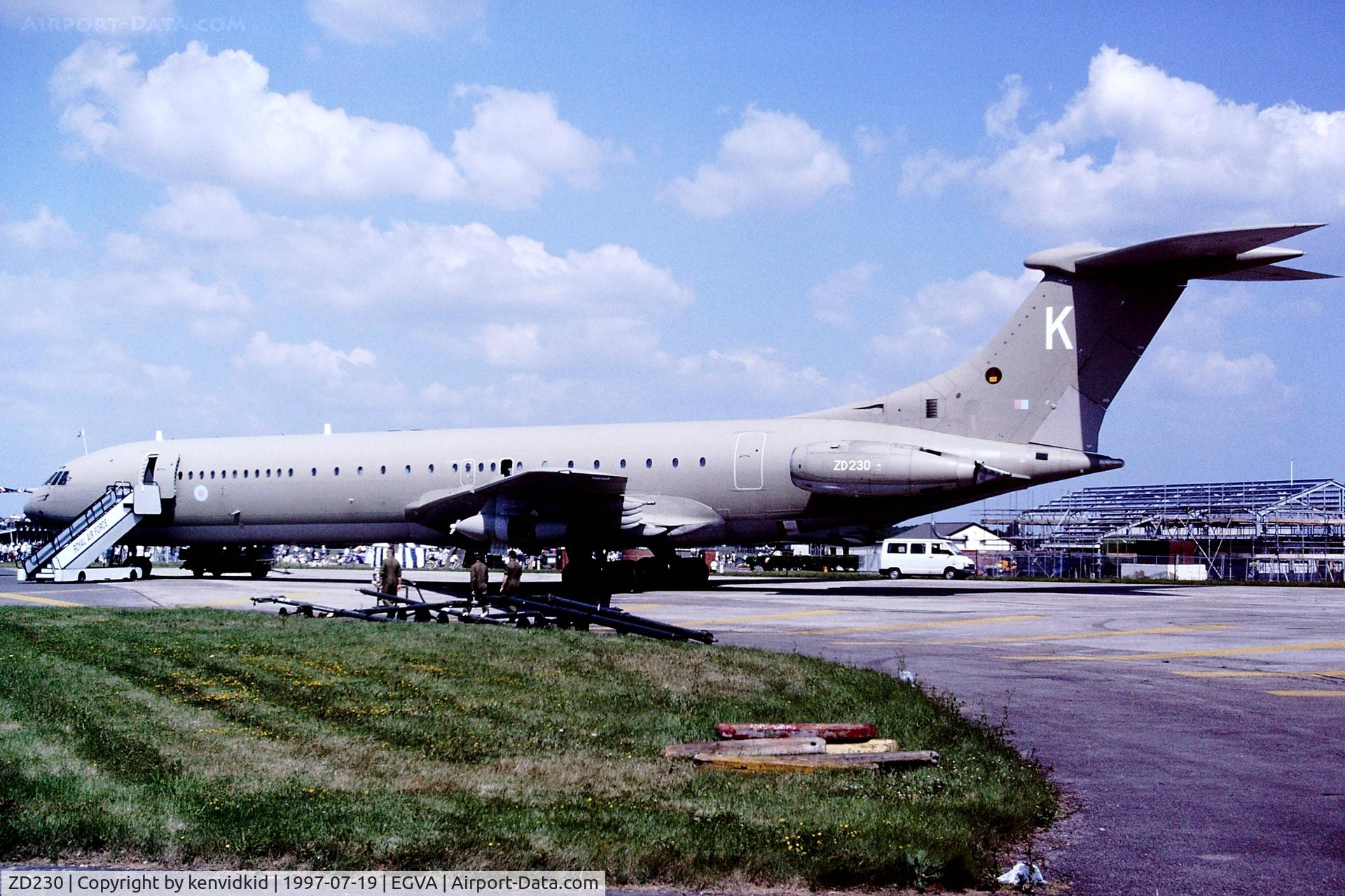 ZD230, 1964 BAC Super VC10 K.4 C/N 851, At the 1997 Royal International Air Tattoo.