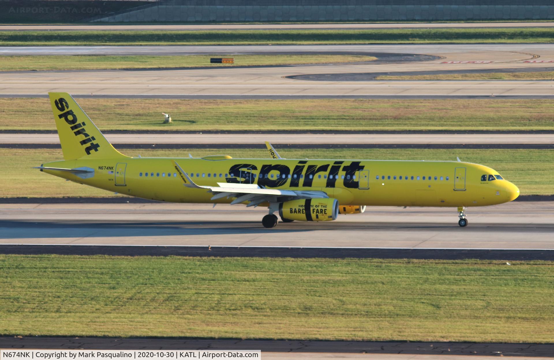 N674NK, 2017 Airbus A321-231 C/N 7462, Airbus A321-231
