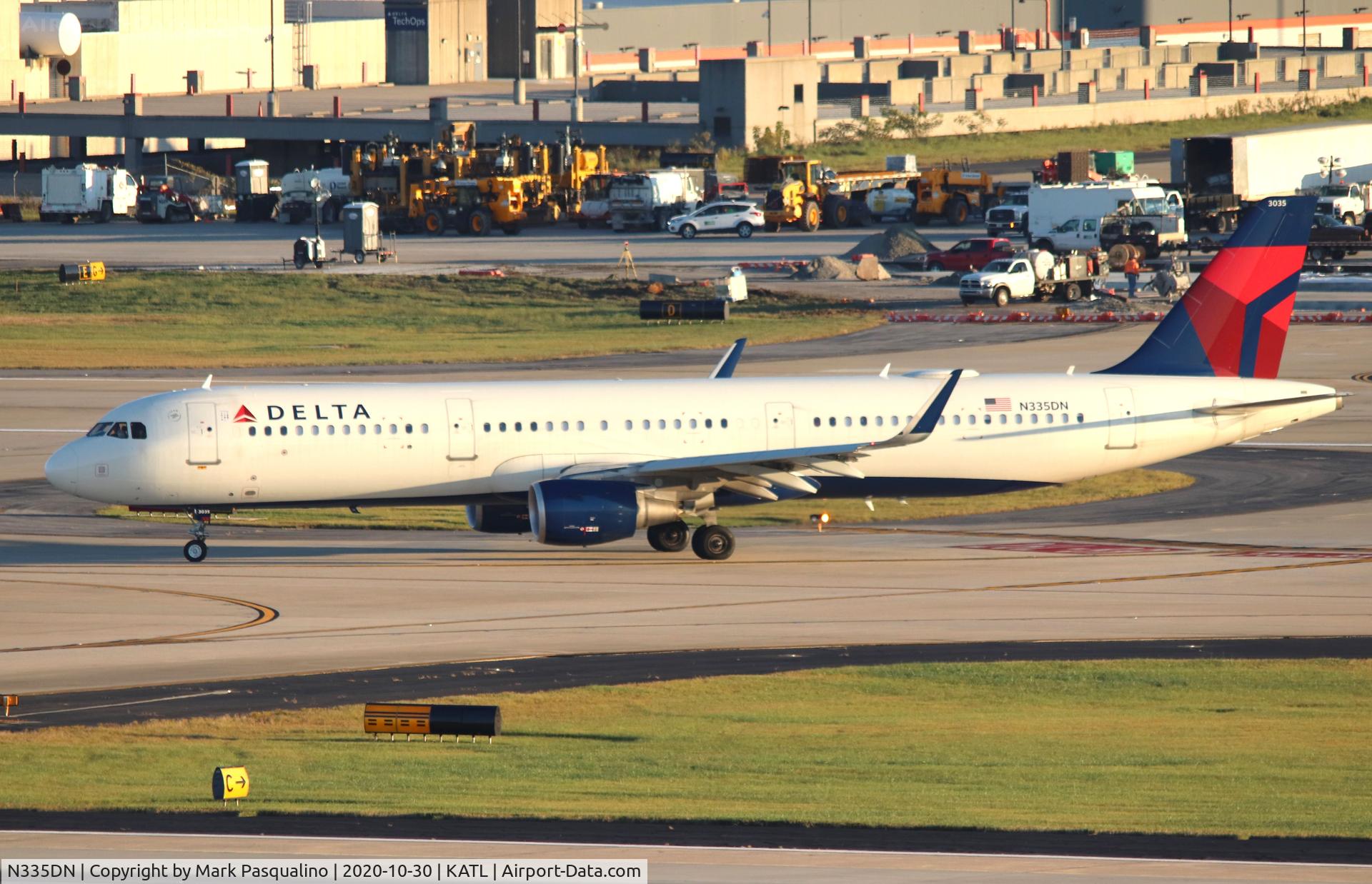 N335DN, 2018 Airbus A321-211 C/N 8036, Airbus A321-211