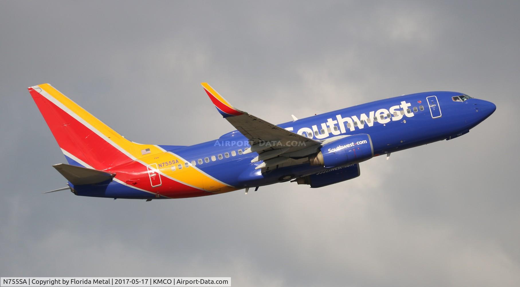 N755SA, 1999 Boeing 737-7H4 C/N 27871, MCO spotting 2017
