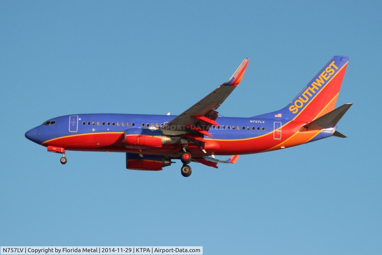 N757LV, 1999 Boeing 737-7H4 C/N 29850, TPA spotting 2014
