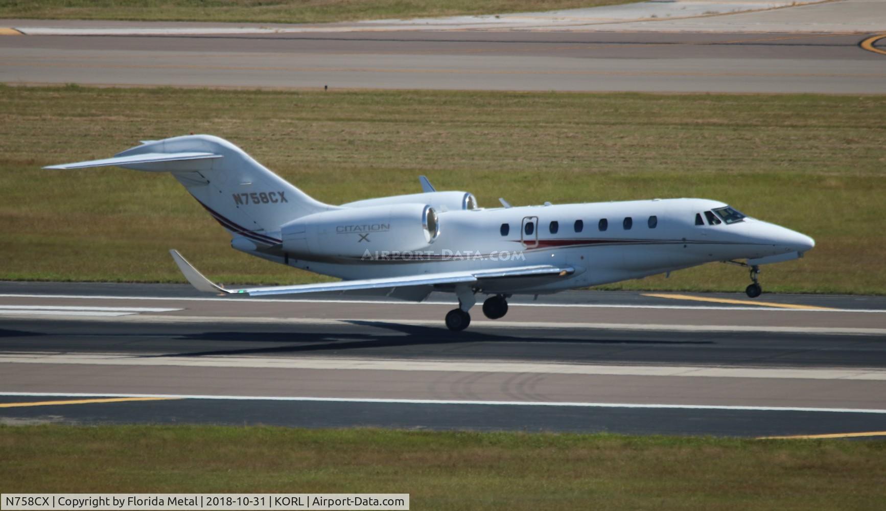 N758CX, 1998 Cessna 750 Citation X Citation X C/N 750-0058, MIA spotting 2018