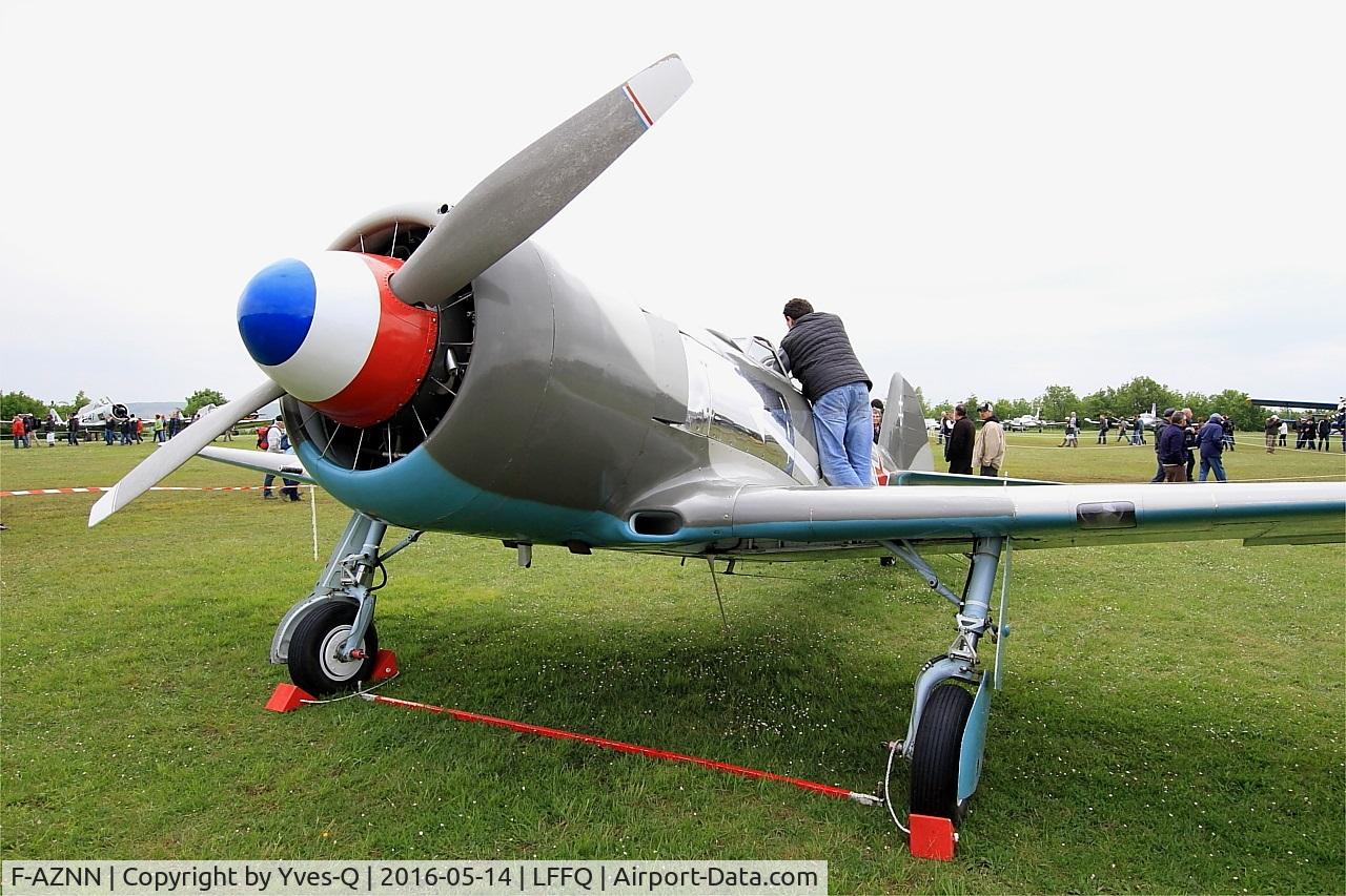 F-AZNN, Yakovlev Yak-11 C/N 25 III/05, Yakovlev YAK-11, Static display, La Ferté-Alais airfield (LFFQ) Airshow 2016