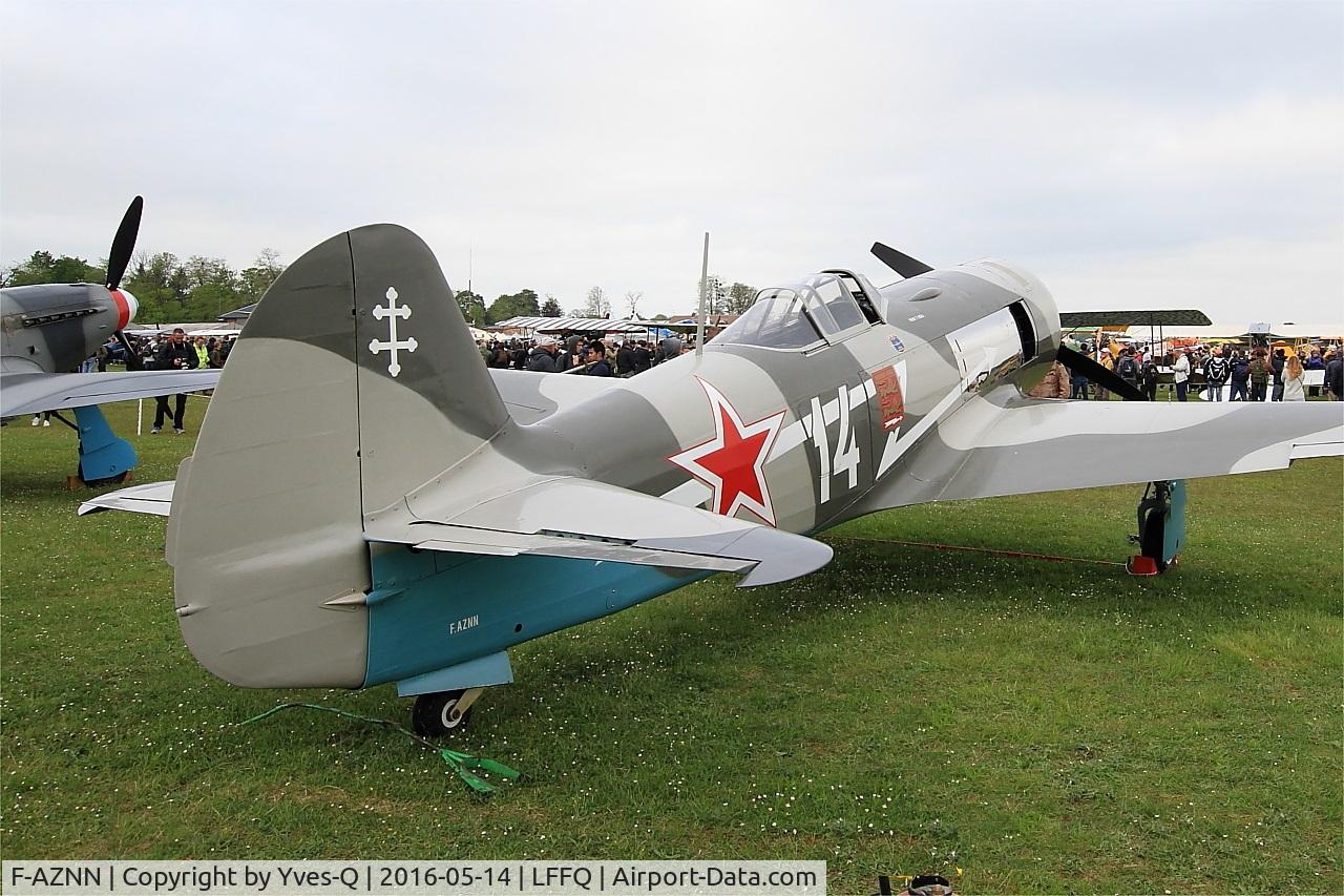 F-AZNN, Yakovlev Yak-11 C/N 25 III/05, Yakovlev YAK-11, Static display, La Ferté-Alais airfield (LFFQ) Airshow 2016