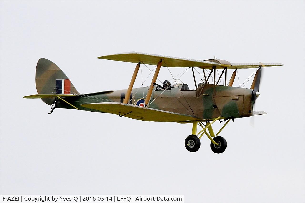 F-AZEI, 1941 De Havilland DH-82A Tiger Moth II C/N 84882, De Havilland DH-82A Tiger Moth II, on display, La Ferté-Alais Airfield (LFFQ) Air Show 2016