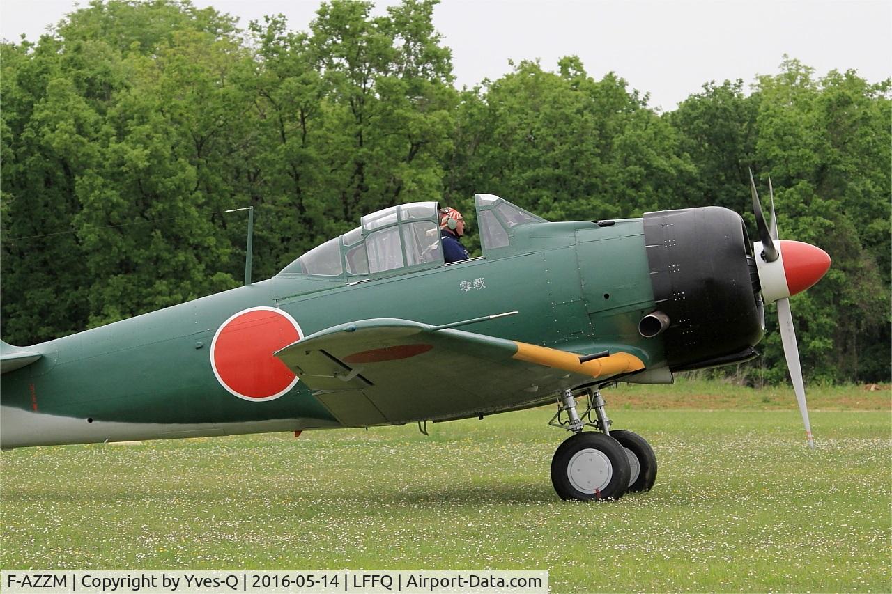 F-AZZM, 2000 North American AT-6B Texan C/N SA-32, North American AT-6B Texan, Taxiing to parking area, La Ferté-Alais airfield (LFFQ) Air show 2016
