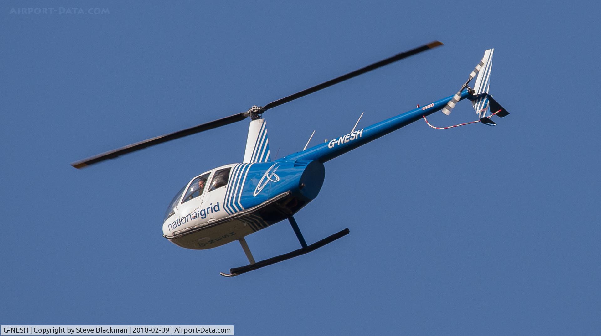 G-NESH, 2007 Robinson R44 Clipper II C/N 11609, Over Napton, Warwickshire, UK
