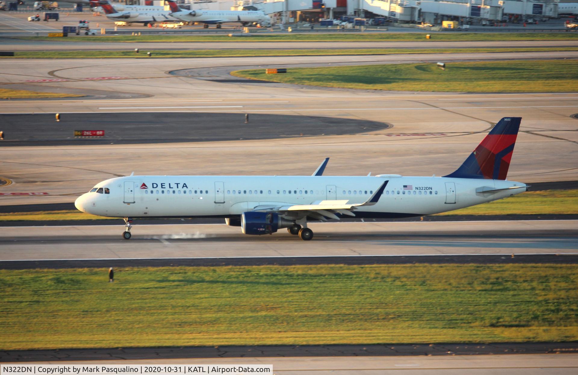 N322DN, 2017 Airbus A321-211 C/N 7707, Airbus A321-211
