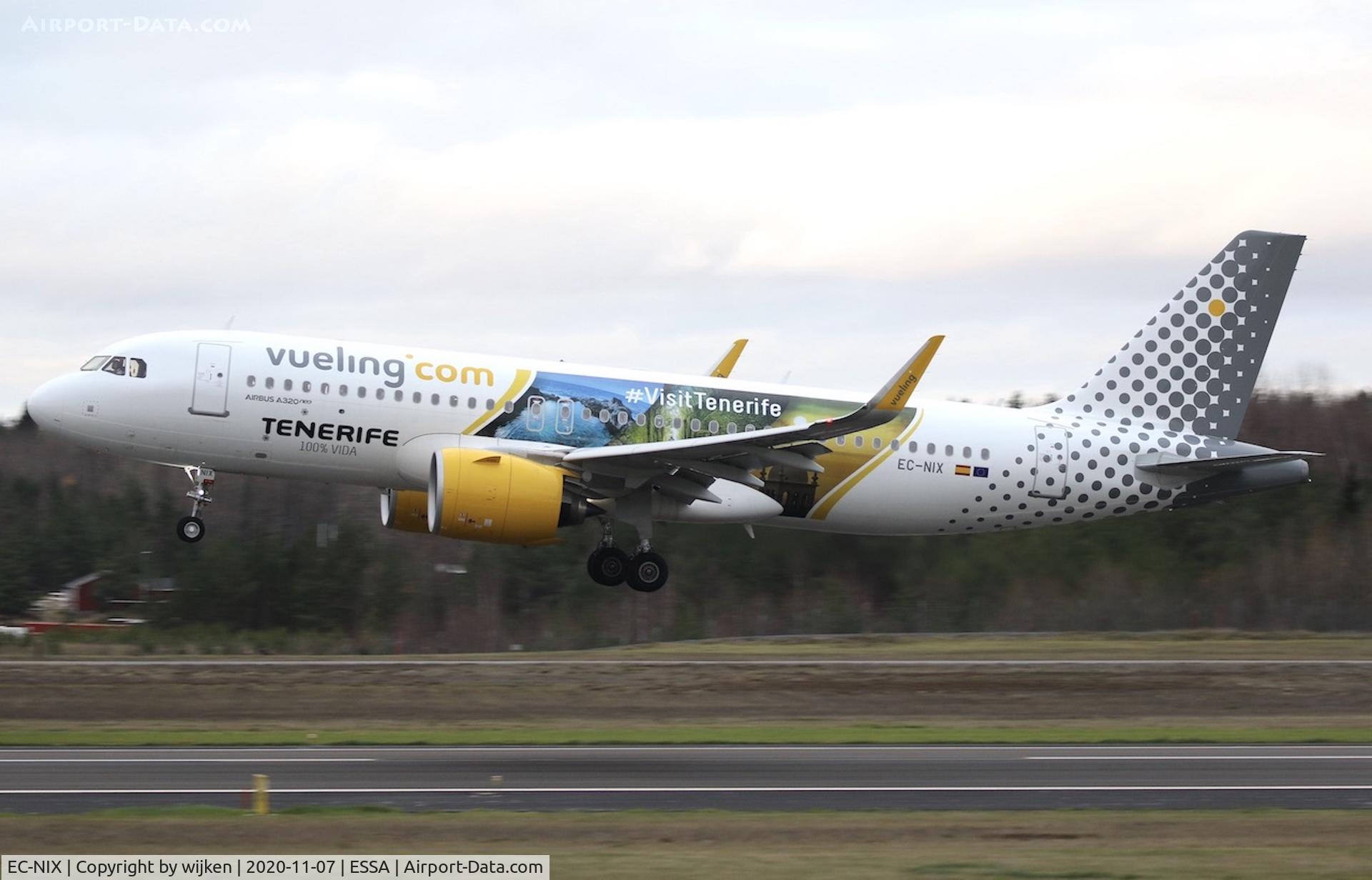 EC-NIX, 2020 Airbus A320-271N C/N 10024, RWY 26