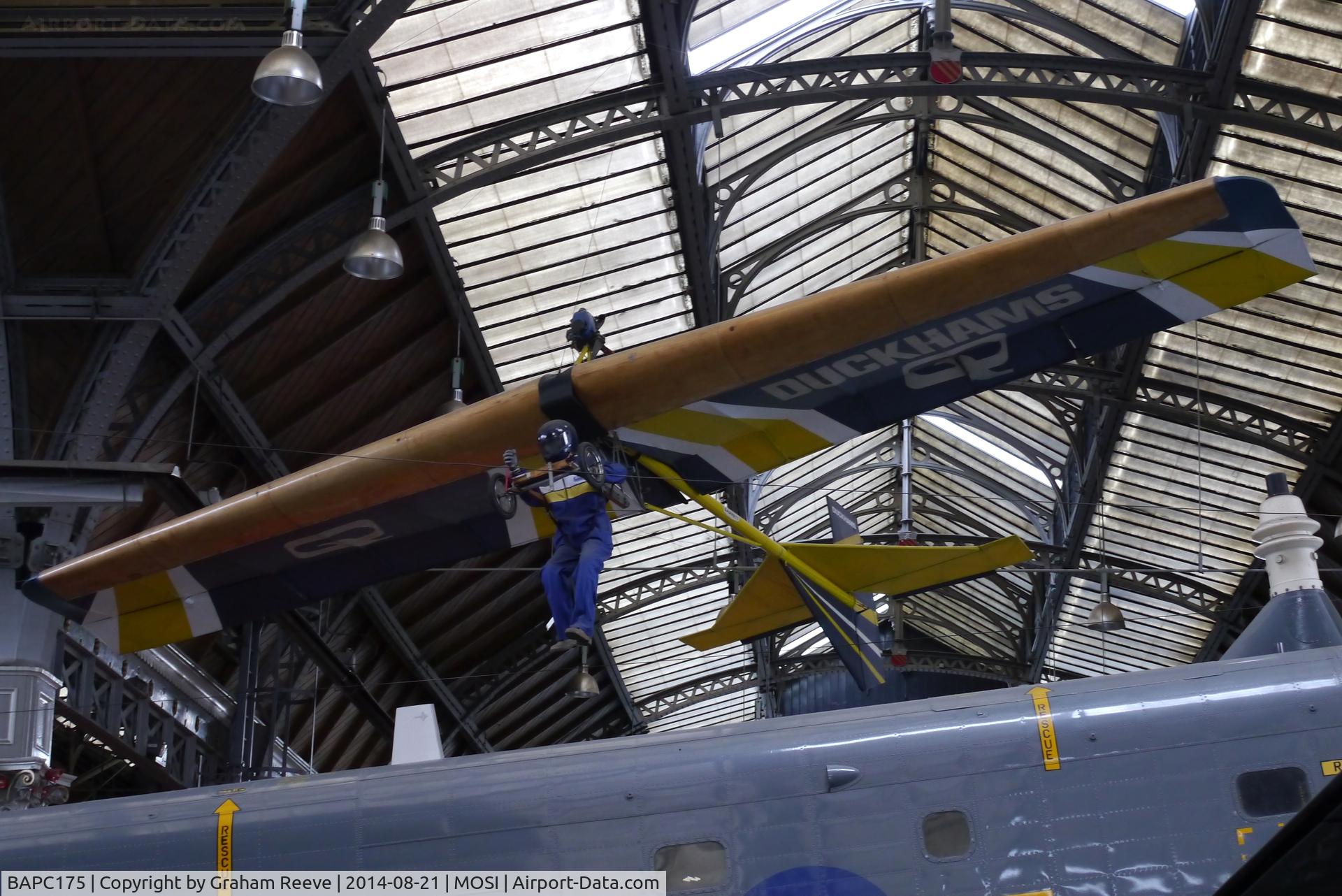 BAPC175, Volmer VJ-23 Swingwing C/N BAPC.175, On display at, Museum of Science and Industry, Manchester.
