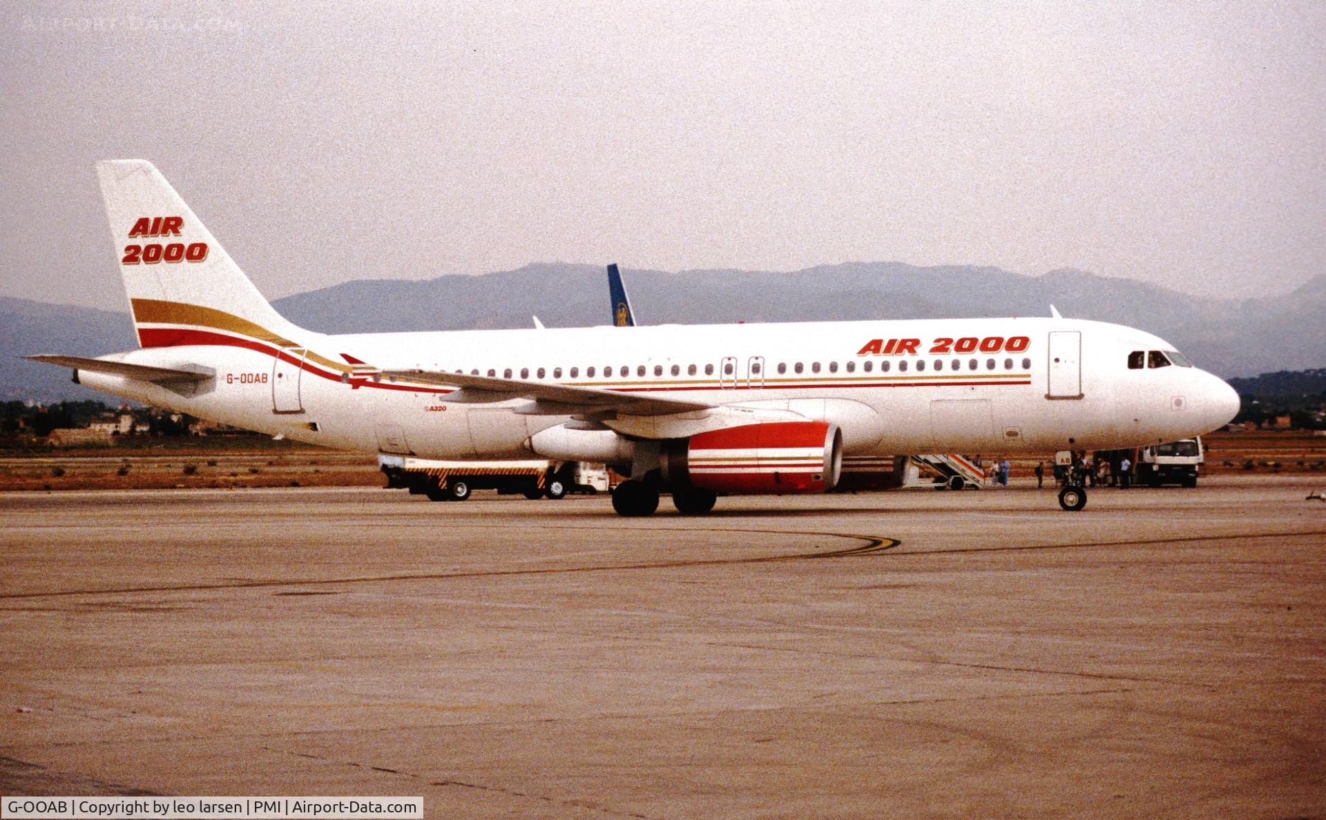 G-OOAB, 1992 Airbus A320-231 C/N 292, Palma de Mallorca 13.8.1994