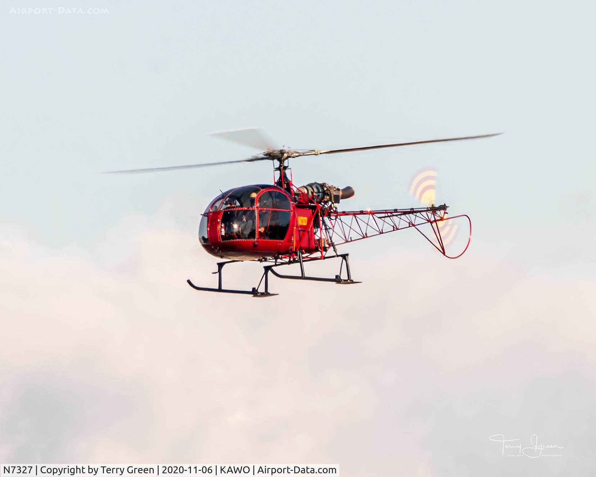 N7327, 1971 Aerospatiale SA-318C Alouette AST C/N 2238, KAWO