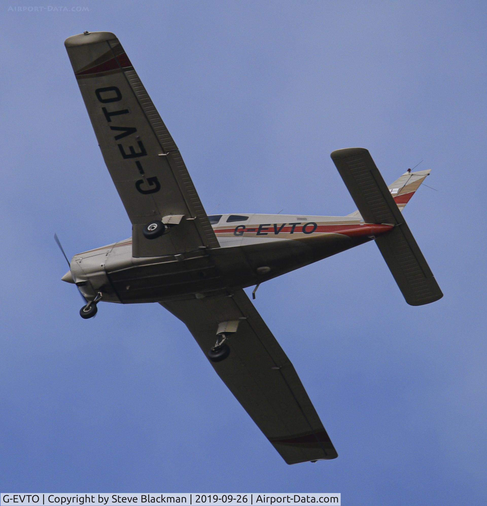 G-EVTO, 1980 Piper PA-28-161 Cherokee Warrior II C/N 28-8016271, Over Napton, Warwickshire, UK