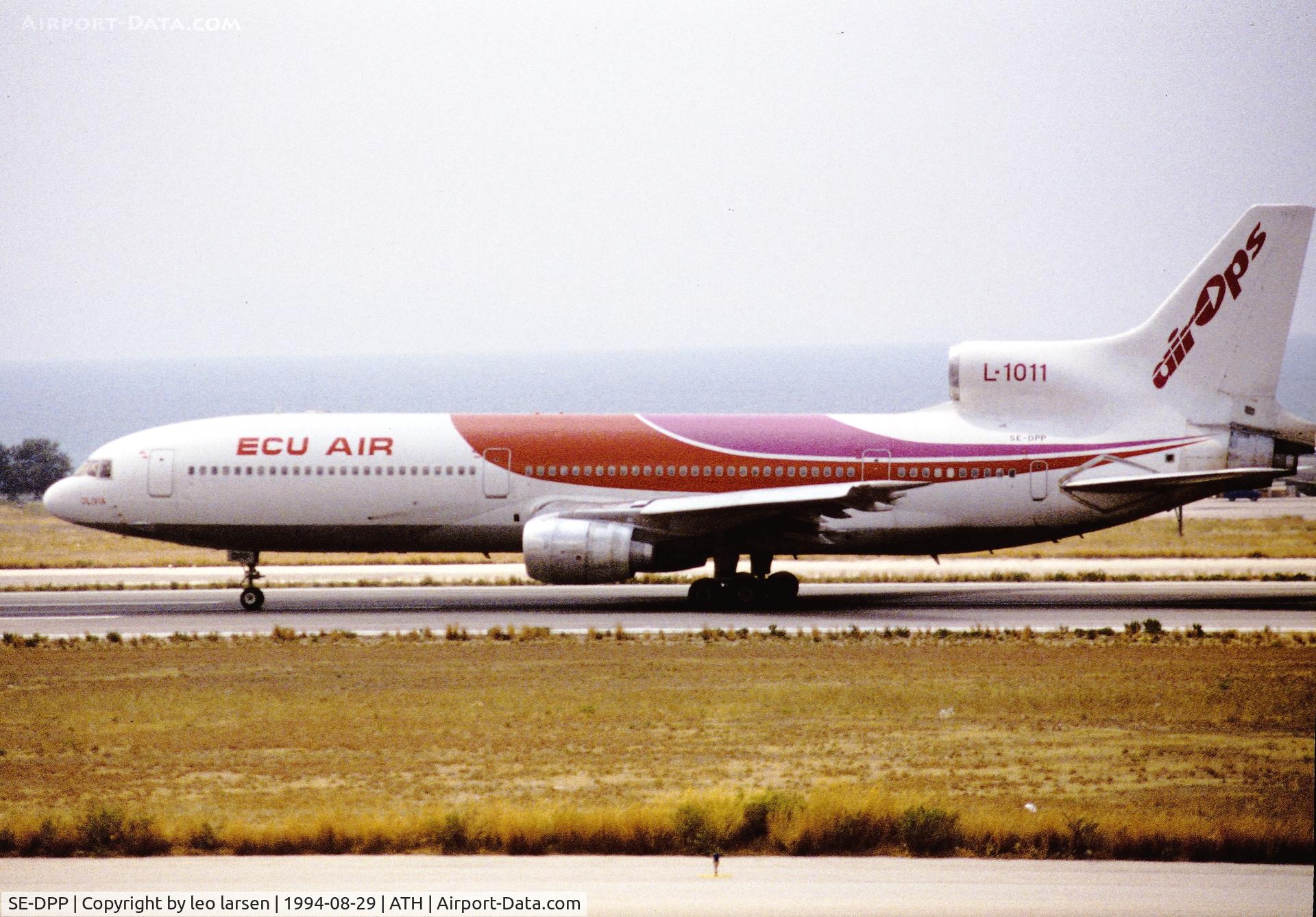 SE-DPP, 1974 Lockheed L-1011-385-1 TriStar 50 C/N 193B-1072, Athens 29.8.1994
