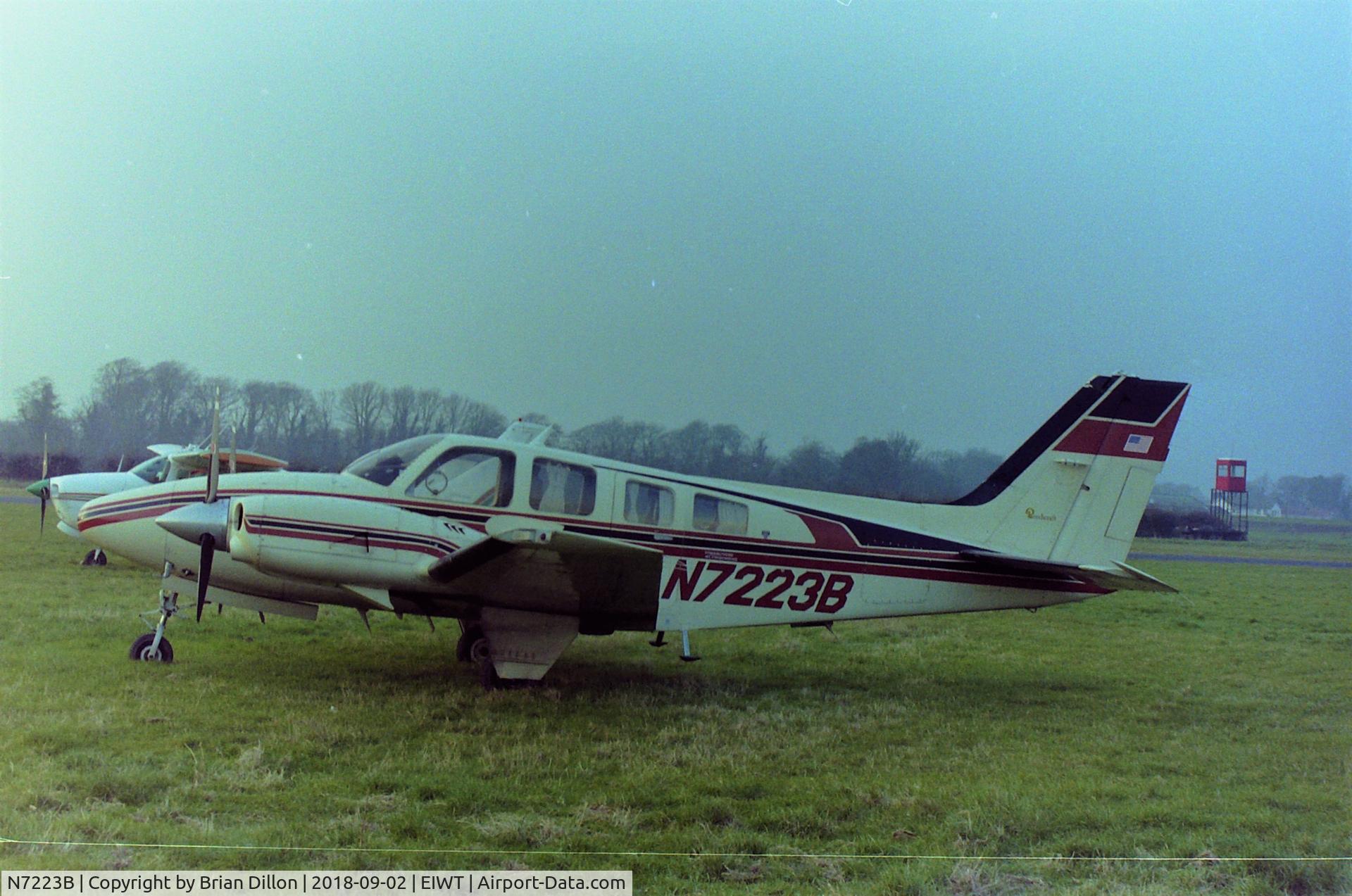 N7223B, 1985 Beech 58 Baron C/N TH-1443, Beech Baron N7223B, Weston, Ireland. 1990s