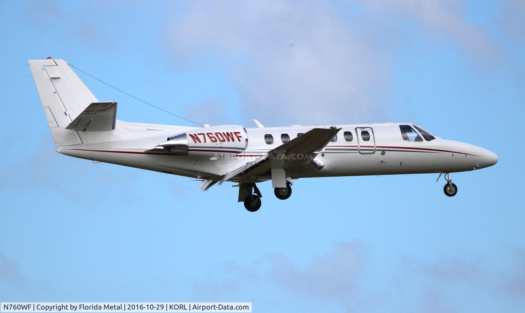 N760WF, 2007 Cessna 560 Citation Ultra C/N 560-0760, NBAA ORL 2016