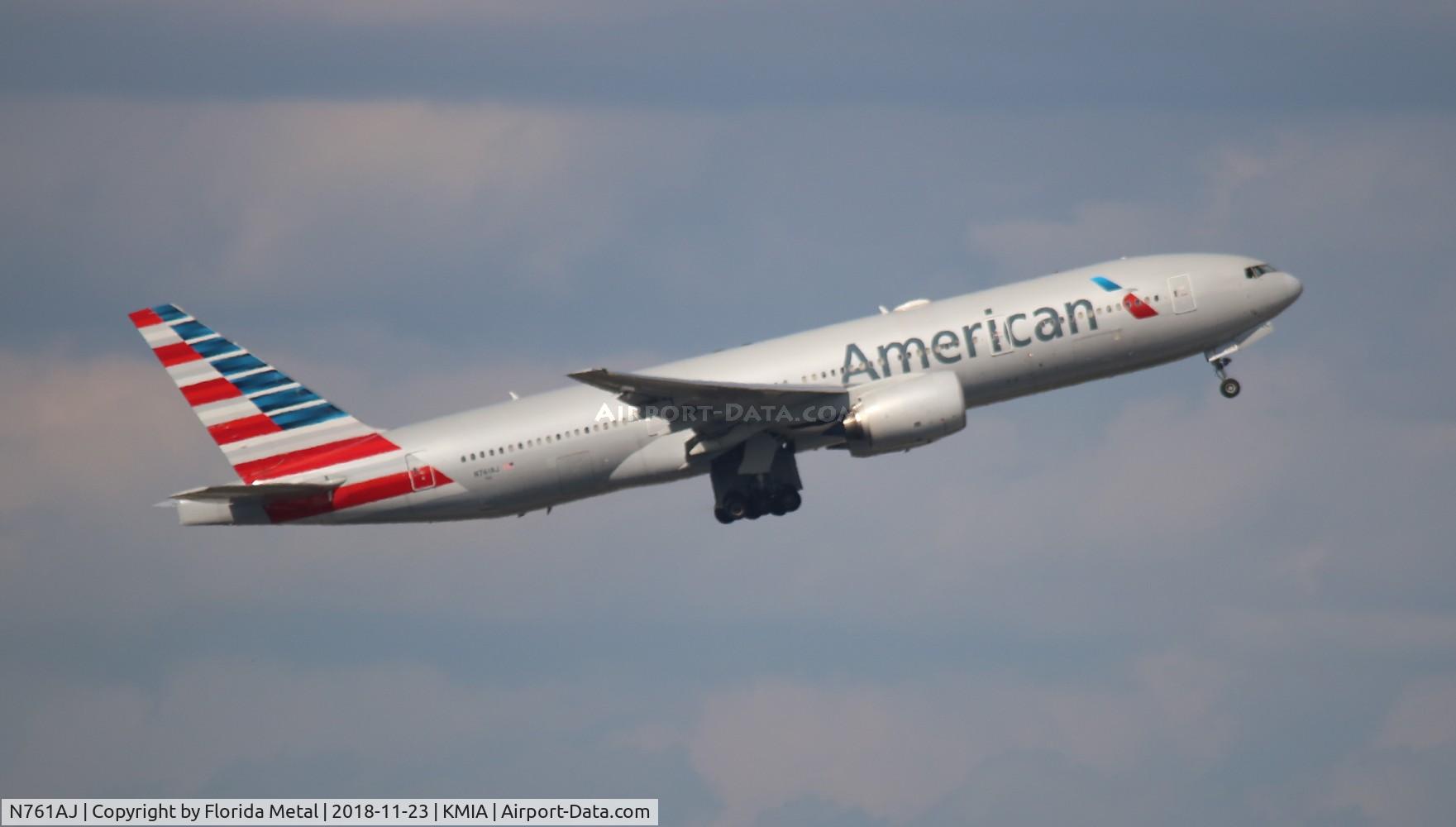 N761AJ, 2002 Boeing 777-223 C/N 31478, MIA spotting 2018