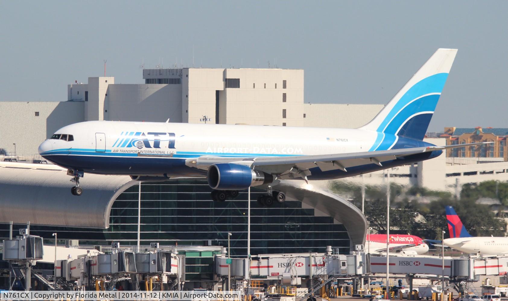 N761CX, 1985 Boeing 767-223(SF) C/N 22318, MIA spotting 2014