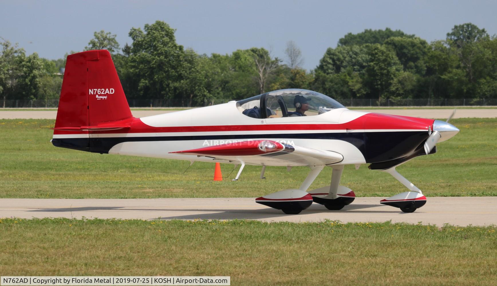 N762AD, Vans RV-7A C/N 72846, EAA OSH 2019