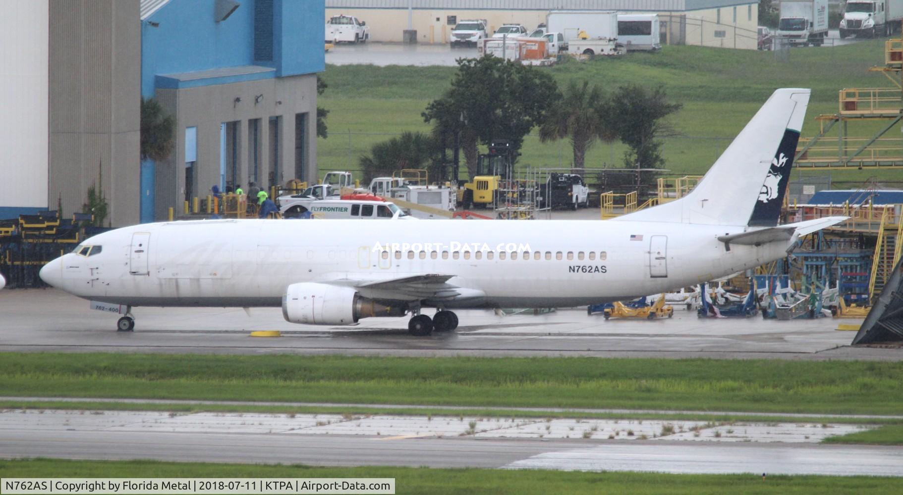 N762AS, 1992 Boeing 737-4Q8 C/N 25099, TPA spotting 2018