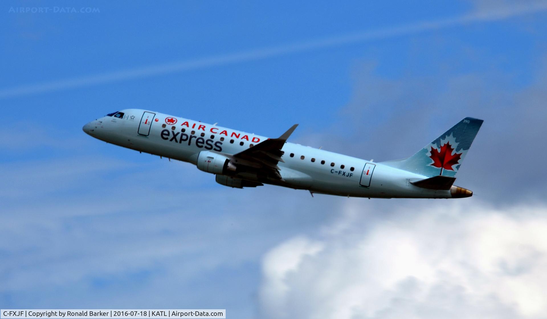 C-FXJF, 2010 Embraer ERJ-170-200LR C/N 304, Takeoff Atlanta