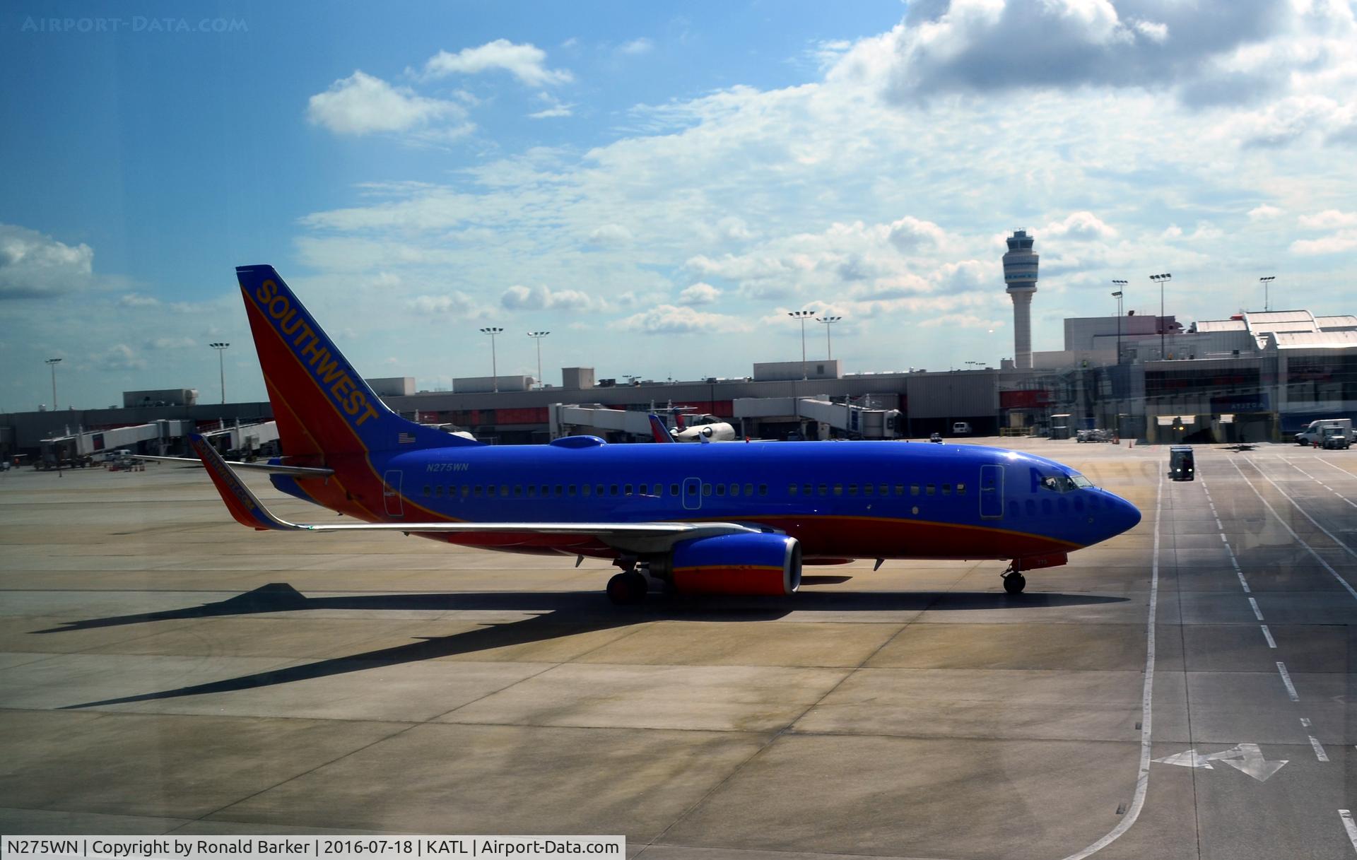 N275WN, 2007 Boeing 737-7H4 C/N 36153, Taxi Atlanta