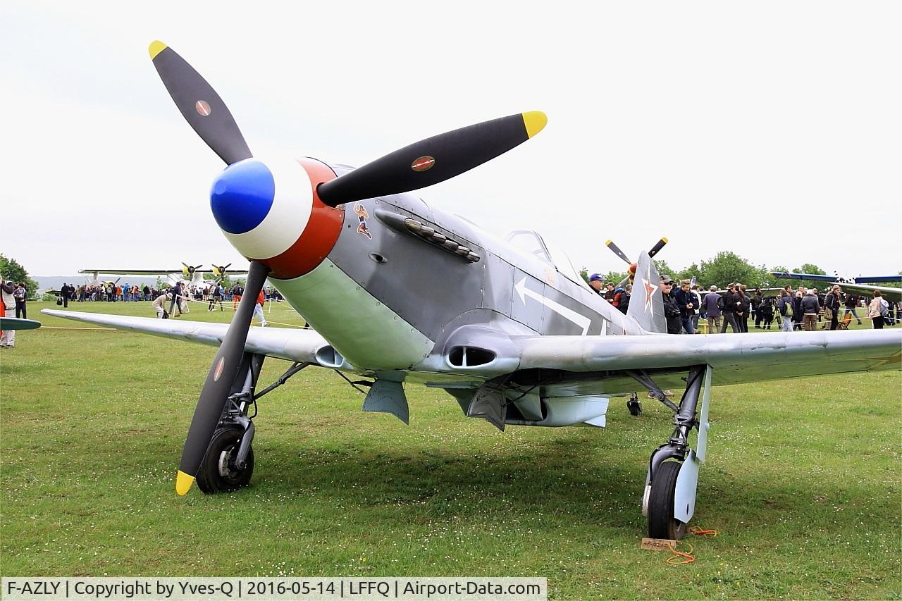 F-AZLY, Yakovlev Yak-3U C/N 172890, Yakovlev Yak-3U, Static display, La Ferté-Alais airfield (LFFQ) Air show 2016