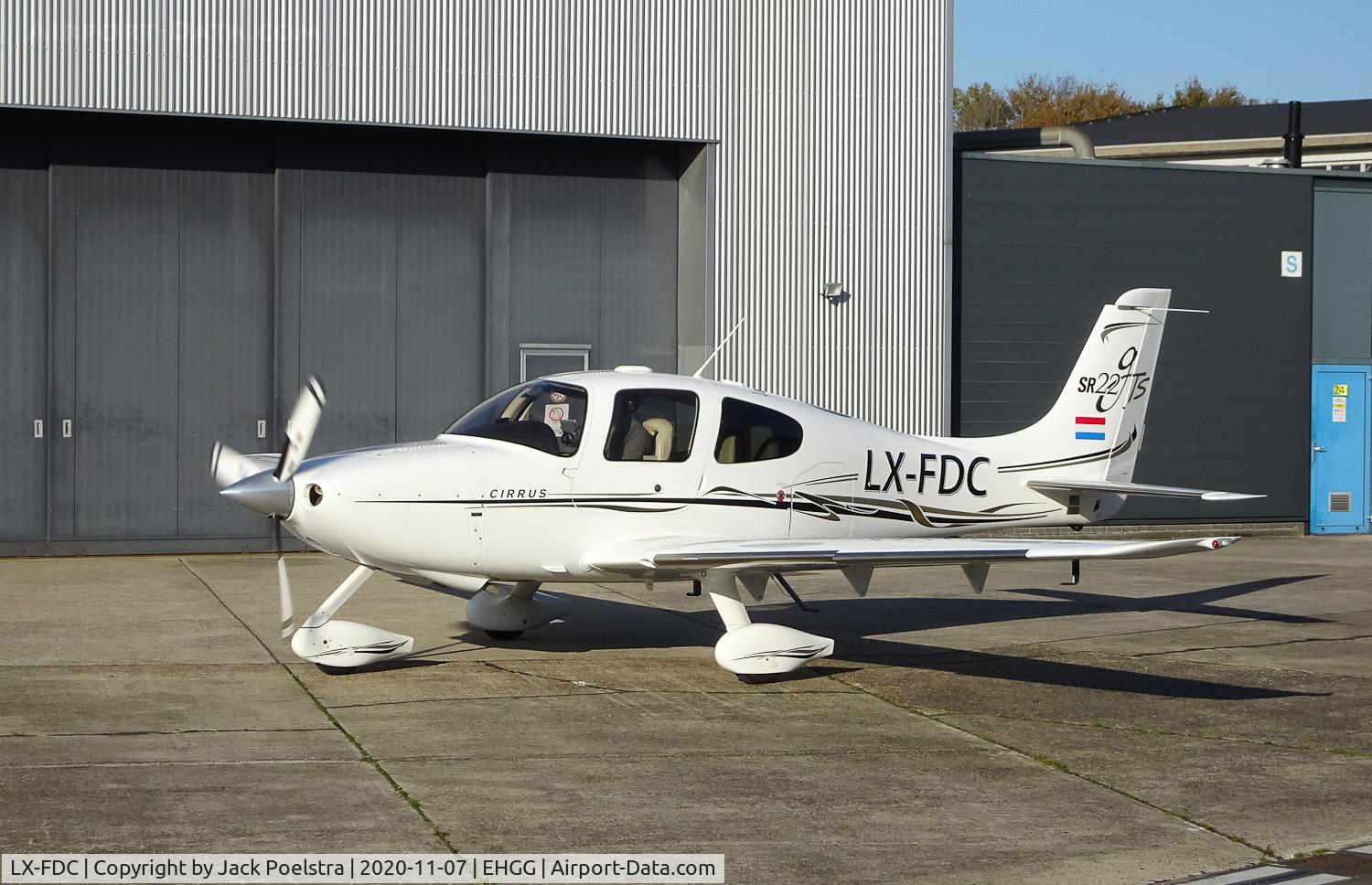 LX-FDC, 2006 Cirrus SR22 GTS C/N 1803, At Groningen airport