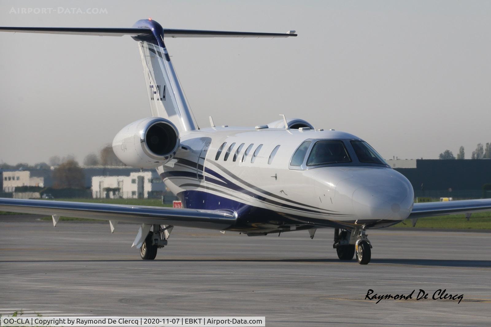 OO-CLA, 2017 Cessna 525C CitationJet CJ4 C/N 525C-0234, OO-CLA at Wevelgem.