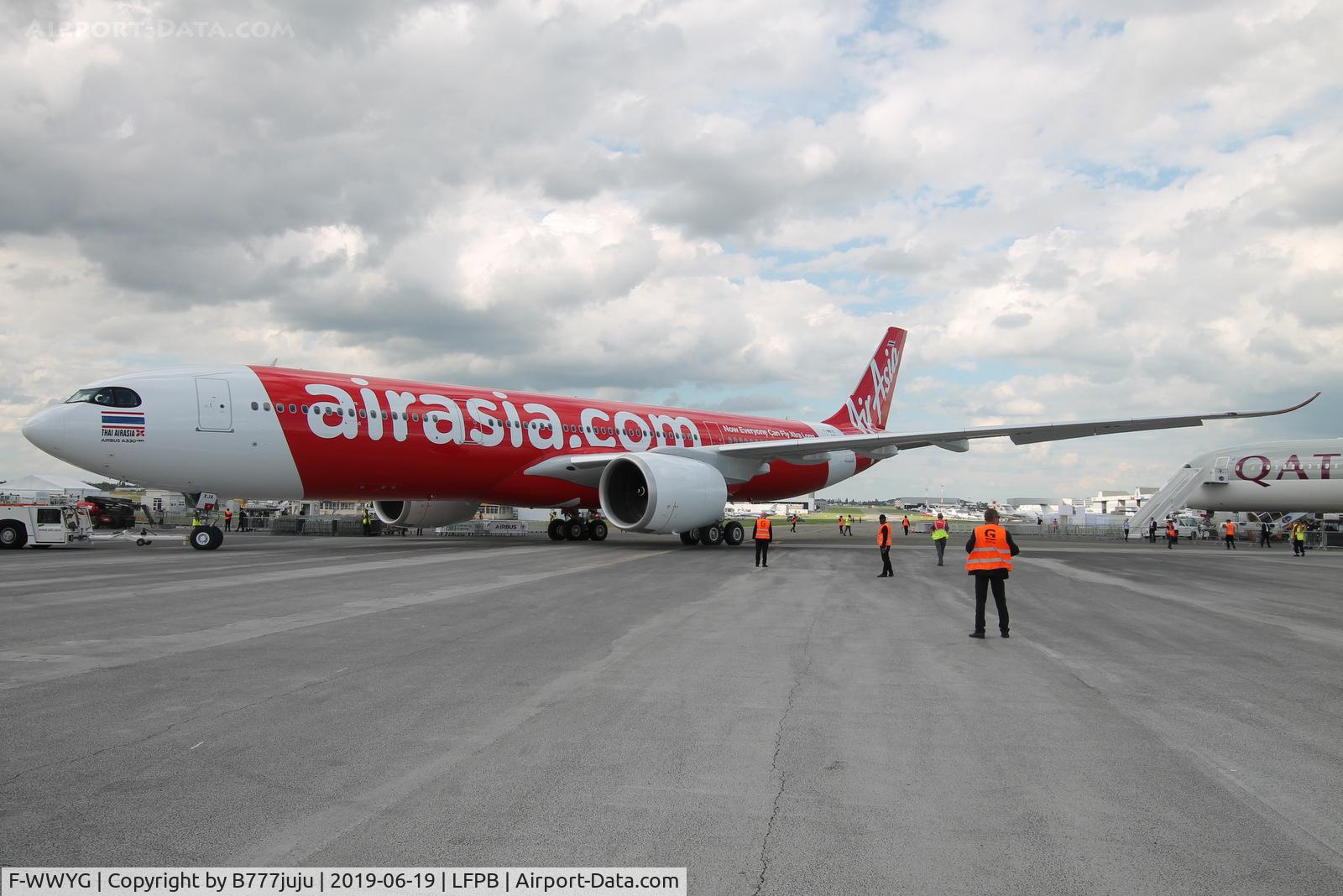 F-WWYG, 2019 Airbus A330-941 C/N 1901, on display at SIAE 2019